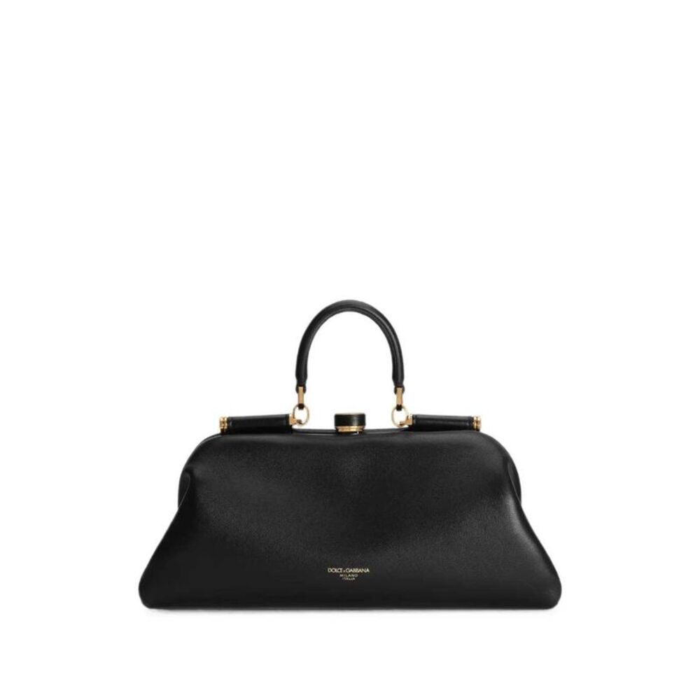 Dolce & Gabbana Women Medium Grandma Handbag In Plongé Nappa Leather